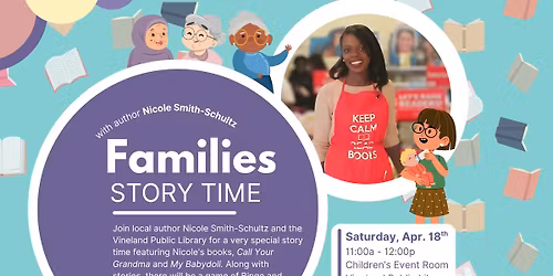 Families Story Time with Nicole Smith-Schultz