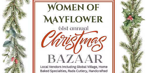 Women of Mayflower Annual Christmas Bazaar 