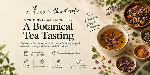 Herbal Tea Tasting - A Caffeine-Free Botanical Tea Tasting Experience