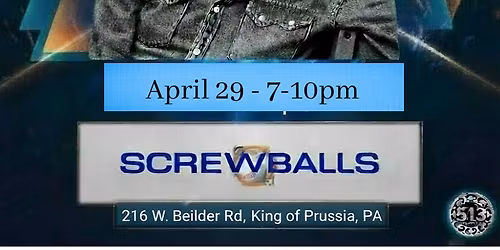 Get ready!   Tommy Conwell returns to Screwballs! The party starts right here!
