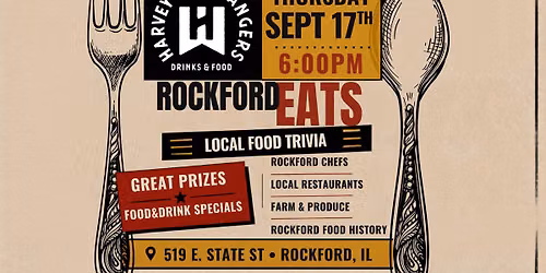 Harvey's Trivia Night Round 2 \u2022 "Rockford Eats"