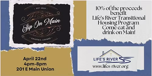 Dine to donate- Life\u2019s River
