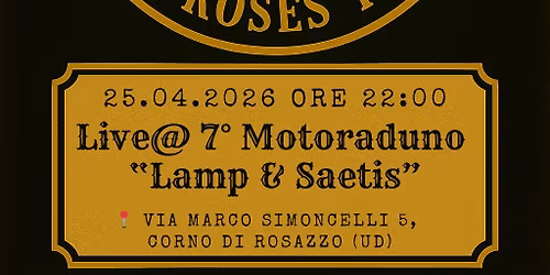 Live@7^ Motoraduno \u201cLamps & Saetis\u201d