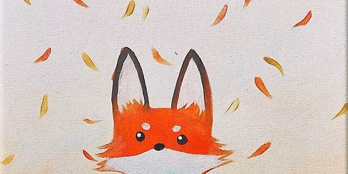 Fox and Leaves- Little Artists Paint Party!
