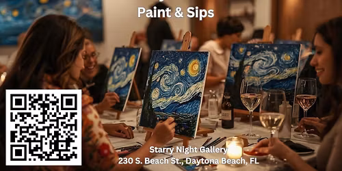 Painting & Sips at Starry Night Gallery