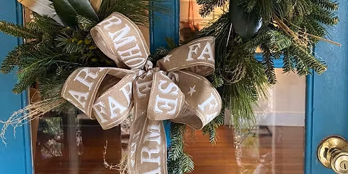 Holiday Crafting & Cocktails -Live Wreaths with Dried Botanicals and Feathers