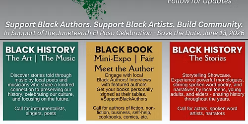 Mini Black Book Fair & Artist Celebration of Black History - 100 Years!