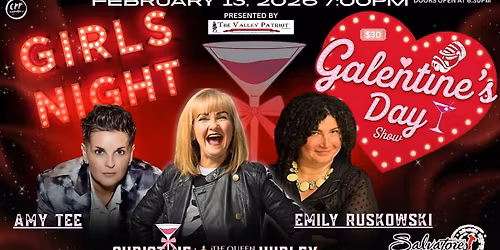 Special Galentine's Day Comedy Show at Salvatore's Friday February 13th