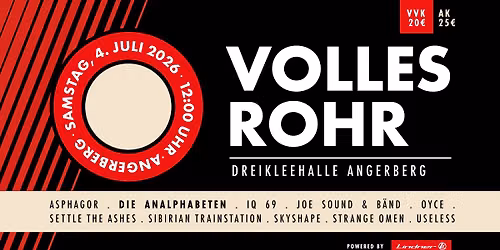 Volles Rohr 2026 
