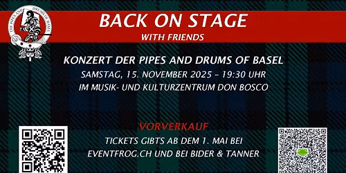 Back on Stage with Friends