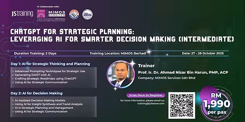 2-Days Training: ChatGPT for Strategic Planning