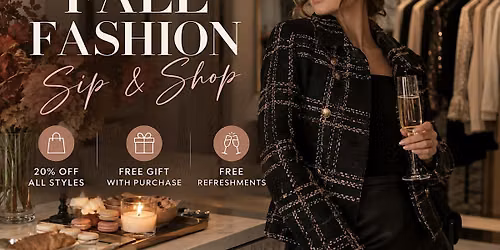 Store Celese Fall Fashion Sip & Shop