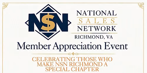 NSN Richmond: Inaugural Member Appreciation and Special Guest Event