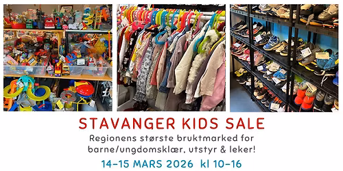 Stavanger Kids Sale v\u00e5ren 2026 -  STORT bruktmarked