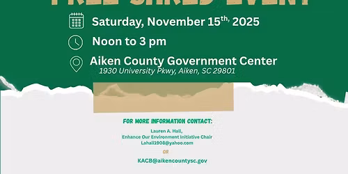 Community Paper Shred Event-FREE