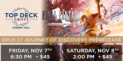 Final Fantasy Opus 27 - Journey of Discovery Prerelease