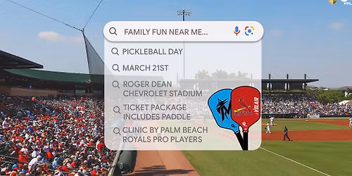 Pickleball Day at Roger Dean Spring Training