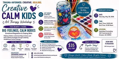 Create CALM kids: ART THERAPY WORKSHOP