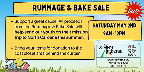 Rummage & Bake Sale