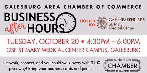 Business After Hours with OSF St Mary Medical Center