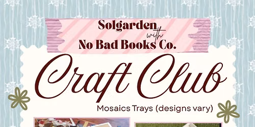 July Craft Club - DIY mosaic tray