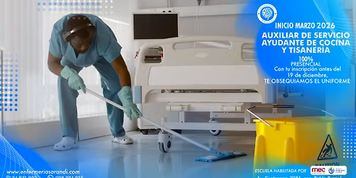 AUXILIAR DE SERVICIO AYUDANTE DE COCINA Y TISANERIA\ud83e\uddd1\u200d\u2695\ufe0f