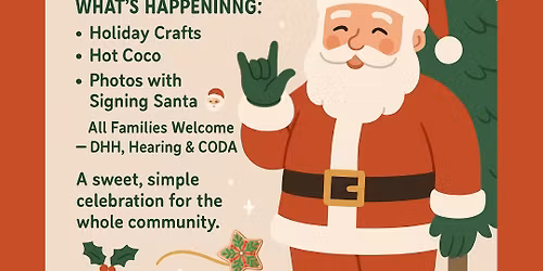 Signing Santa at Learning Tree