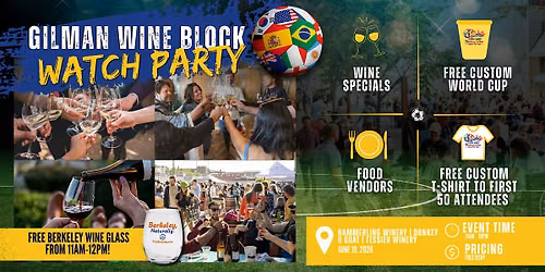 Gilman Wine Block Watch Party