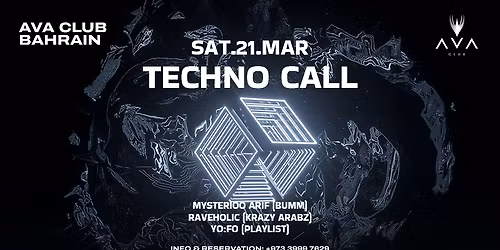 Techno Call at AVA Club, Bahrain (Eid Edition)