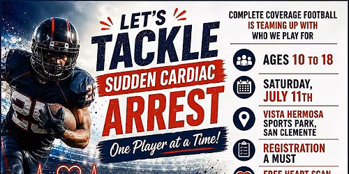 Let's Tackle Sudden Cardiac Arrest - Heart Scan and Football Camp