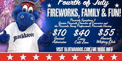 Red White and Wahoos July 4th Pensacola 2026