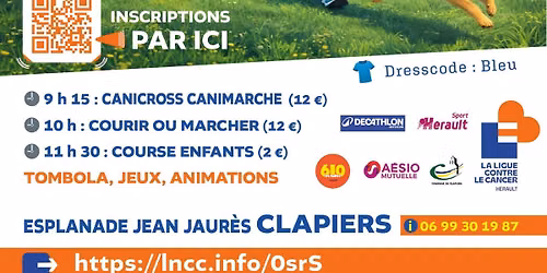 CaniMarche CaniCross des bois 34 Montpellier\/Clapiers contre le cancer 27\/9\/2026