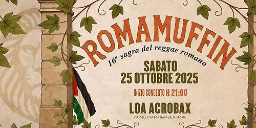 ROMAMUFFIN 2025 * 16^ sagra del reggae romano