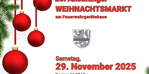 20. Aholminger Weihnachtsmarkt 