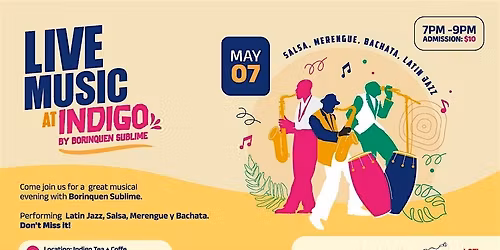Live Music at Indigo by Borinquen Sublime