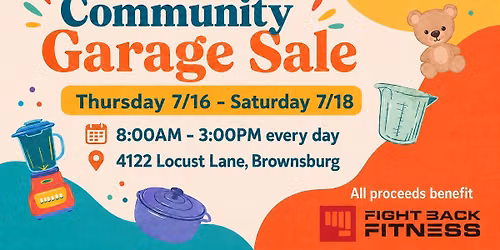 Garage Sale by Fight Back Fitness