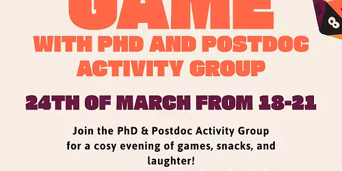 Board Game Cafe w\/PhD and Postdoc Activity Group