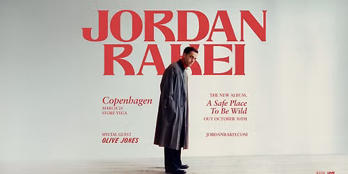 Jordan Rakei \/\/ Store VEGA \/\/ 28. marts 2027