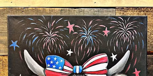 Red White and Moo Family Day Painting Class