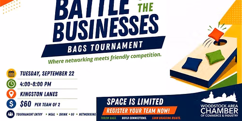 Battle of the Businesses Networking Bags Tournament