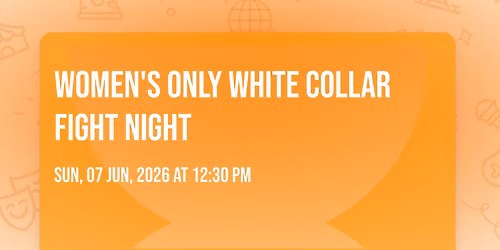 Women's only white collar fight night