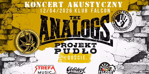 THE ANALOGS\/PROJEKT PUD\u0141O + Go\u015bcie- koncert akustyczny- Falcon Klub Bilardowy