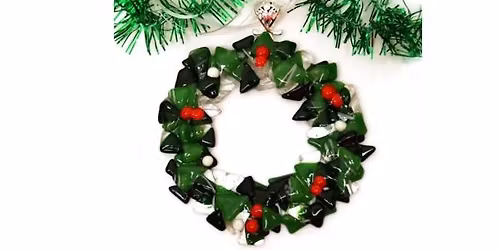 Glass Fused Wreath