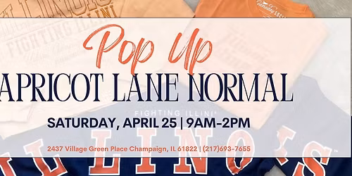 Apricot Lane Illini Pop-Up at Champaign Jewelers