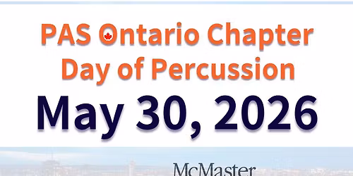 PAS Ontario Chapter Day of Percussion