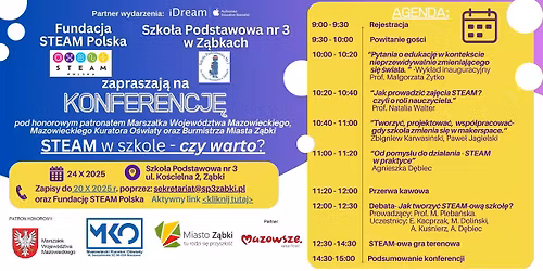 Konferencja STEAM w szkole czy Warto?