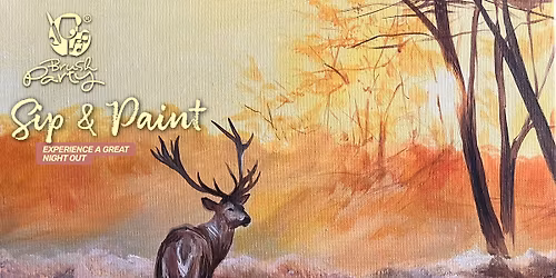 Join Brush Party with Jess to paint 'Golden Glade' in Sheffield