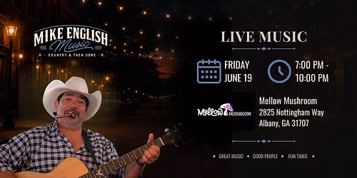 LIVE MUSIC at Mellow Mushroom - Albany