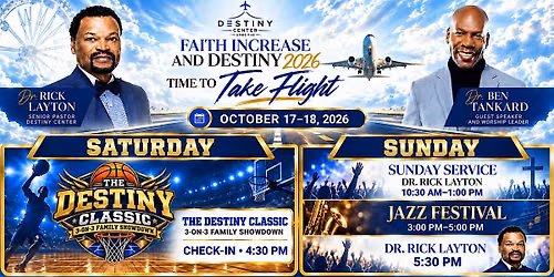 Faith Increase & Destiny 2026: Time to Take Flight