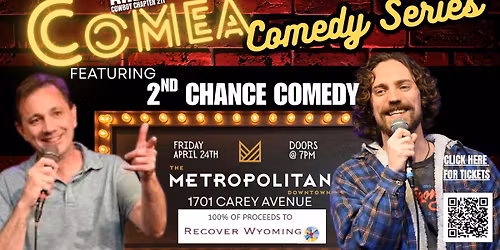 Comea Comedy Night for RECOVER WY ft. Second Chance Comedy
